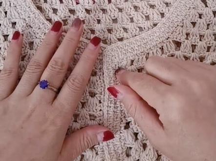 开衫教程一,领口起头