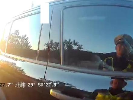 驾驶员:我听进去了 #说理式执法 #应急车道不可占用 #高速公路