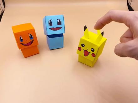 童年回忆皮卡丘 会跳的皮卡丘 #儿童手工 #创意手工 #折纸教程