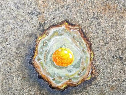 今天煎个鸡蛋🍳#画画 #涂鸦 #简笔画