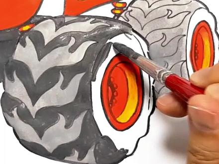 赛车总动员简笔画之闪电麦昆(下)#早教 #简笔画 #画画