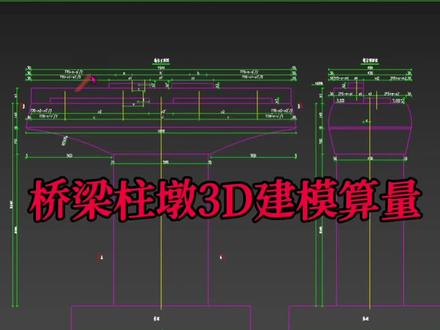 #上热门 桥梁柱墩3D建模算量#木工 #工程人