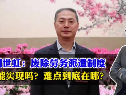 政协委员周世虹建议:废除劳务派遣!能实现吗?难点到底在哪? #建议废除劳务派遣制度 #青年创作者成长计划 #阳哥分享 #社会热点 #两会代表委员有话说