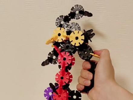 5步拼泽塔-贝利亚黄昏 #泽塔奥特曼 #贝利亚黄昏 #雪花片 #动手动脑快乐成长 #儿童玩具