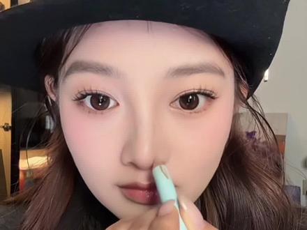 卖到爆火的双头修容提亮笔,低成本一支就能全脸立体起来,阔面脸扁平塌用平底起高楼!#修容笔#头修容棒 #鼻子塌#低山根#高鼻梁