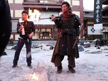 #电影目中无人 预告中成瞎子的火刀竟然不是特效! #谢苗 #谢苗目中无人打戏太燃了 #电影目中无人武侠精神
