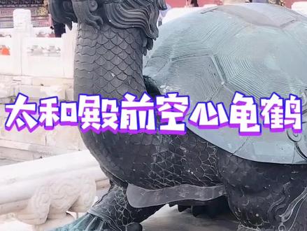 紫禁城实录十一之空心龟鹤