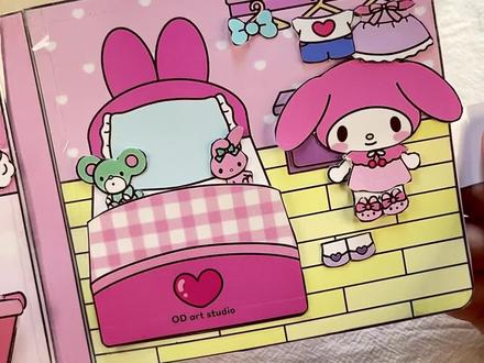 美乐蒂安静书保姆及教程来啦~#自制安静书 #少女心好物 #美乐蒂