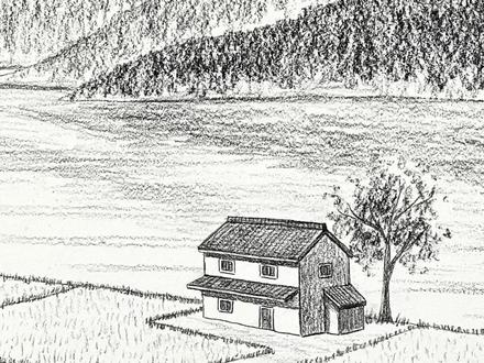 一分钟学会!超简单的画春天的田野方法✿ ◡‿◡✿ #绘画教程 #一起学画画 #零基础学画画 #画春天 #手抄报