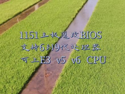 微星H110主板修改bios,支持6到9代处理器,可上E3 v5 v6处理器#主板bios #魔改bios #微星H110主板bios