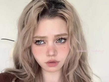 美式榛果混血妆!秋日氛围拉满同时还能一键换头~#美妆 #妆教 #混血妆