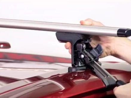 yakima车顶架 普通车顶卡钩安装演示