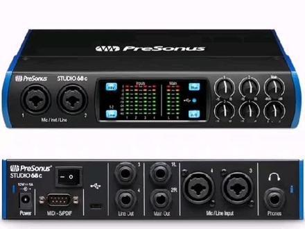 PreSonus/普瑞声纳 Studio 68c 专业声卡内录k歌直播配音录音棚