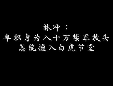 豹子头误入白虎堂……#京剧