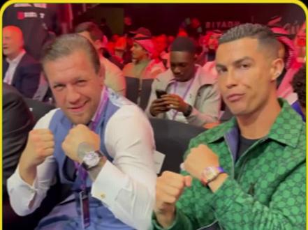 C罗旁边的人一看就不会打架 #C罗 #康纳麦格雷戈