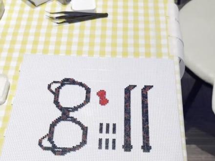 豹纹眼镜框拼豆教程来啦~#拼豆 #资阳拼豆#手工 #制作过程 #解压视频