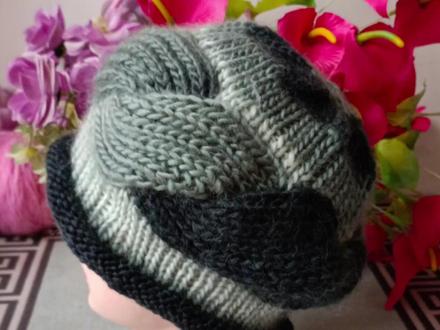 「二」异域风情大麻花帽子,高端大气 #我要做爆款 #帽子编织 #手工编织零基础教学 #钩针帽子 #毛线帽 #帽子教程 #编织教程 #棒针编织 #毛线 #毛线编织