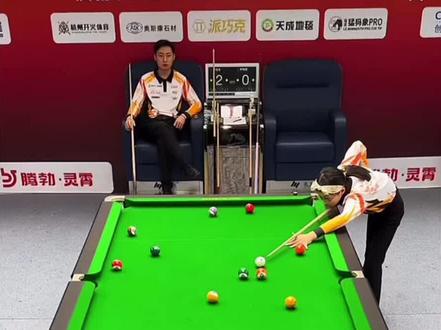 李雨桐惜败李佳龙掉入败部 这届比赛她能走多远 #李雨桐 #领肯球杆 #腾勃 #🎱台球竞技 #中式八球