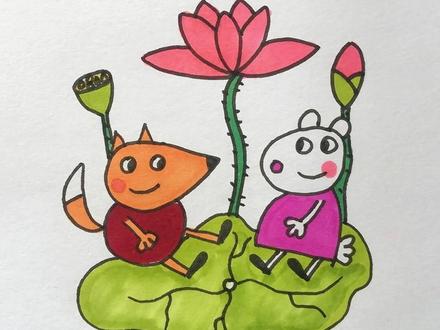 小猪佩奇简笔画 #简笔画 #启蒙早教 #儿童动画 #内容启发搜索 #画画