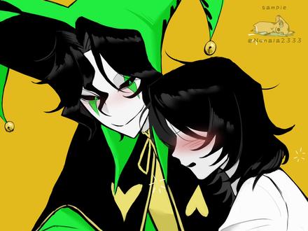 你对我难道一点想法也没有?
h你可别被我给逮到了。。
#怪胎马戏团 #harlequin #绘画