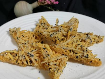 饭店香甜可口的红薯烙,原来做法这么简单,一看就能学会 #红薯烙 #地瓜烙 #美食教程