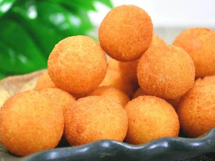 厨师长教你“香芋地瓜丸”的正确炸法!不破皮,不露馅,个个饱满