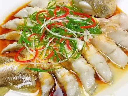 #清蒸黄花鱼,这种做法不仅好看又好吃,#美食推荐官 #家常菜