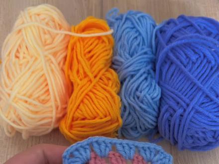 祖母方格钩织教程#手工diy #零基础教学 #手工钩针 #钩针图解