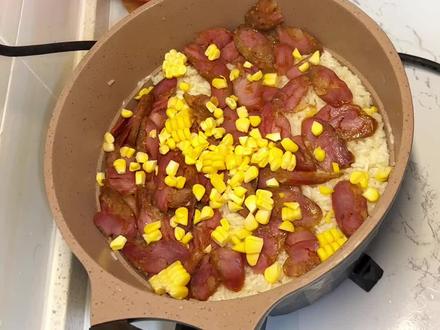 傻厨多功能电热锅做煲仔饭的步骤#一起学做菜 #好物推荐🔥 #懒人炒米饭简单做法 #跟抖音学做菜