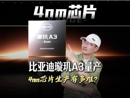 【抖音首发】比亚迪的自研智驾芯片 难度相当于消费级2纳米? #全球创作者计划 #在抖音看见新世界