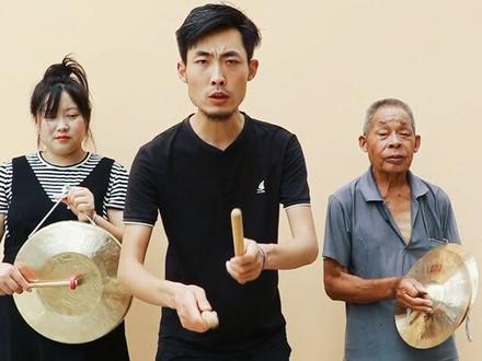 一分钟学会打锣鼓,先用一个手,打出秧歌调单点#锣鼓培训 #锣鼓教学 #非物质文化 #一起学打鼓 #锣鼓