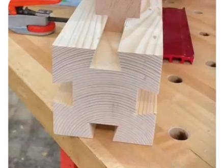 4个榫卯的制作 #DIY #解压 #装修 #高性能实用工具 #手工
