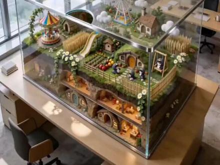 落单的可怜小企鹅有了自己的豪华大包间呢。##咕咕嘎嘎 #终末地管理员 #企鹅管理员