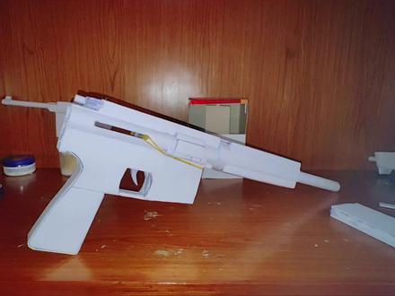 M4A1制作进度百分之70#手工 #纸模 #手工制作 #我的手工作品 #模型制作