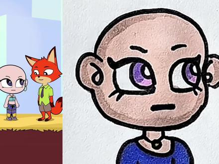 小狐狸和鲁米的故事。 #简笔画