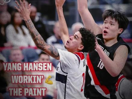 杨瀚森出场11分钟砍下6分5篮板1助攻,正负值高达+11#杨瀚森正负值+11 #杨瀚森 #杨瀚森正负值全队最高