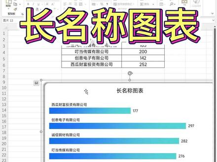 长名称图表美化!