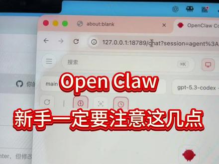 OpenClaw避坑指南,新手一定要注意这几点
#openclaw #自动化#智能体