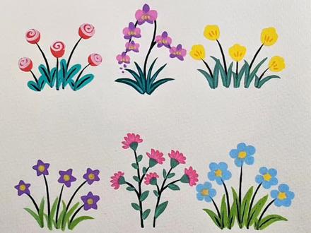 一学就会的小花画法
一笔一画,把春天种在纸上#零基础学画画 #简易花草画法 #花朵简笔画#春天#跟着抖音学画画