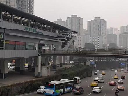 山城一角,重庆市九龙坡区袁家岗轻轨站#街景随拍