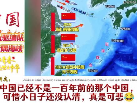 055大驱编队穿越大隅海峡#外网评论