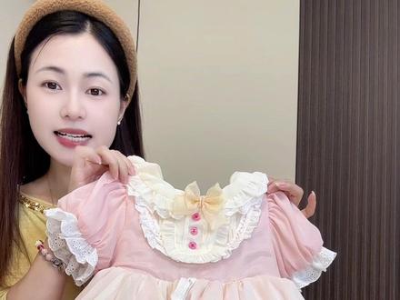 女童甜美可爱萝莉塔公主风粉色连衣裙 #女童洛丽塔连衣裙 #女童洛丽塔 #女童连衣裙 #女童连衣裙公主裙 #女童连衣裙夏季