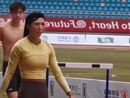 女子100米栏名将 林雨薇#运动女孩 #田径美女