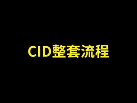 CID整套搭建流程,不懂的可以看看这个视频#黑五 #电商 #CID#电商人 #干货分享