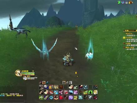 魔兽世界10.0巨龙群岛猎人两个非常好看的透明宠物,猎人三系可用 #经典游戏 #一起玩游戏 #网络游戏