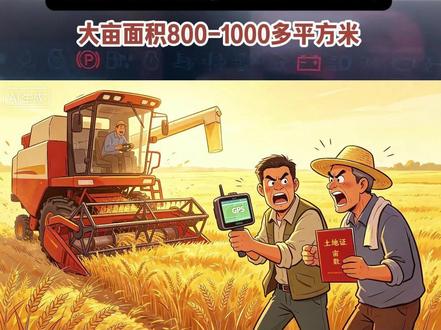 麦收“大小”亩引发关注!到底听谁的呢? #小麦 #农业机械 #农机手 #跨区作业