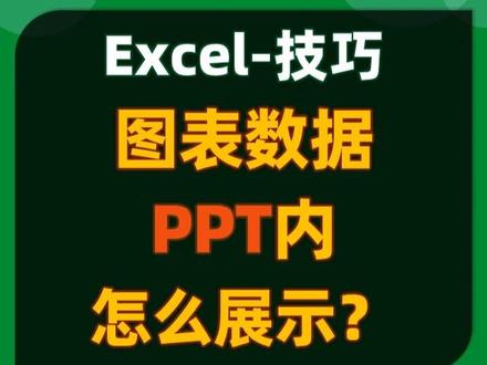 Excel图表数据,PPT里怎么展示才好看? #小秋的excel #职场干货 #excel教学 #excel技巧 #涨知识