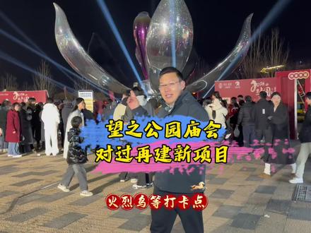 兰陵望之森林公园庙会爆火!对过将再建新项目! #兰陵 #我眼中的新沂蒙 #新春庙会 #望之森林公园 #兰陵探店