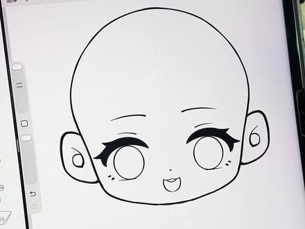 Q版脸起形教程 #procreate #procreate教程 #Q版 #q版脸型 #画画