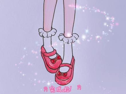 画大家都喜欢的情公主的鞋子 #叶罗丽精灵梦 #情公主 #绘画过程#简笔画#手绘 @抖音青少年 @抖音小助手 @抖音创作灵感